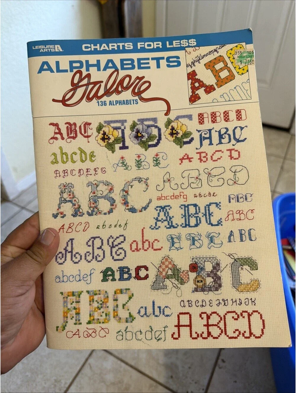 Vintage 1998 Leisure Arts ALPHABETS Galore 136 Alphabets Charts LQQK
